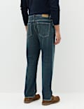 Straight Fit Pure Cotton Heavyweight Jeans