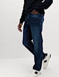 Gerade geschnittene Stretchjeans im authentischen Look