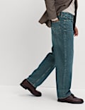 Loose Fit Rigid Denim Jeans