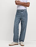 Loose Fit Rigid Denim Jeans