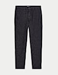 Tapered Fit Denim Chinos
