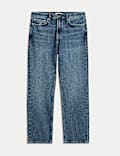 Relaxed Fit Denim Twill Jeans
