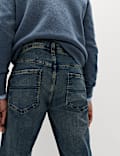 Jean extensible et confortable coupe droite
