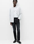 Slim Fit Textured Comfort Stretch Jeans