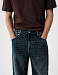 Barrel Fit 5 Pocket Stretch Jeans