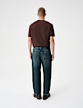 Barrel Fit 5 Pocket Stretch Jeans