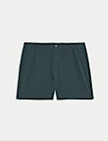 Elasticated Waist Seersucker Shorter Shorts