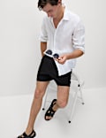 Elasticated Waist Seersucker Shorter Shorts