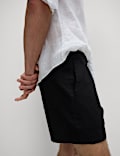 Elasticated Waist Seersucker Shorter Shorts