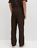 Loose Fit Pure Cotton Utility Trousers