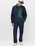 Tapered Fit Elasticated Waist Trousers