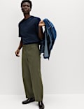 Barrel Fit Trousers