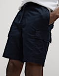 Elasticated Waist Ripstop Cargo Shorts