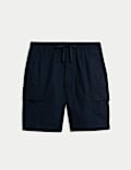 Elasticated Waist Ripstop Cargo Shorts
