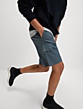 Elasticated Waist Ripstop Cargo Shorts