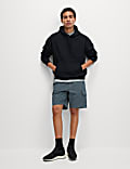 Elasticated Waist Ripstop Cargo Shorts