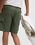 Elasticated Waist Ripstop Cargo Shorts