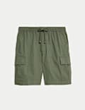 Elasticated Waist Ripstop Cargo Shorts