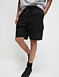 Elasticated Waist Ripstop Cargo Shorts