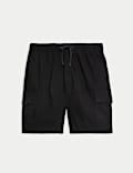 Elasticated Waist Ripstop Cargo Shorts