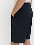 Loose Fit Pure Cotton Utility Shorts