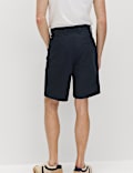 Loose Fit Pure Cotton Utility Shorts