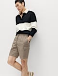 Elasticated Waist Ripstop Cargo Shorts