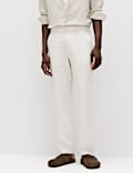 Regular Fit Cotton Linen Blend Chinos