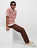Regular Fit Cotton Linen Blend Chinos