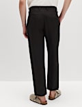 Regular Fit Linen Blend Chinos