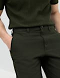 Regular Fit Linen Blend Chinos
