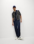 Set van 2 regular-fit chino's van een katoen- en linnenmix