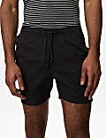 Elasticated Waist Shorter Length Stretch Shorts'