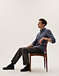 Regular Fit Textured Smart Chinos