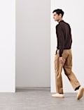 Straight Fit Italian Twill Trousers