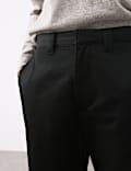 Straight Fit Italian Twill Trousers