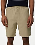 Pantalón corto texturizado antidesgarro con cintura elástica