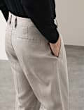 Tapered Fit Lyocell Rich Trousers