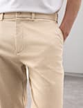 Slim Fit Cotton Rich Stretch Trousers