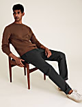 Chino slim en tissu extensible à motif texturé