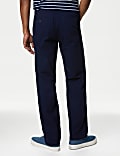 Regular Fit Ripstop Textured Stretch Chinos