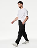 Pantalon cargo style parachute coupe ample