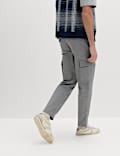 Tapered Fit Stretch Cargo Trousers