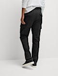 Tapered Fit Stretch Cargo Trousers