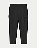 Tapered Fit Stretch Cargo Trousers