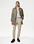 Tapered Fit Half-Elasticated Waist Chinos