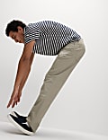 Straight fit Textured 5 Pocket Trousers