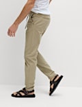 Tapered Fit Lightweight Trousers