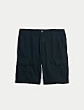 Leichte Cargo-Shorts aus reiner Baumwolle