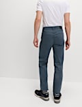 Straight Fit Textured 5 Pocket Trousers